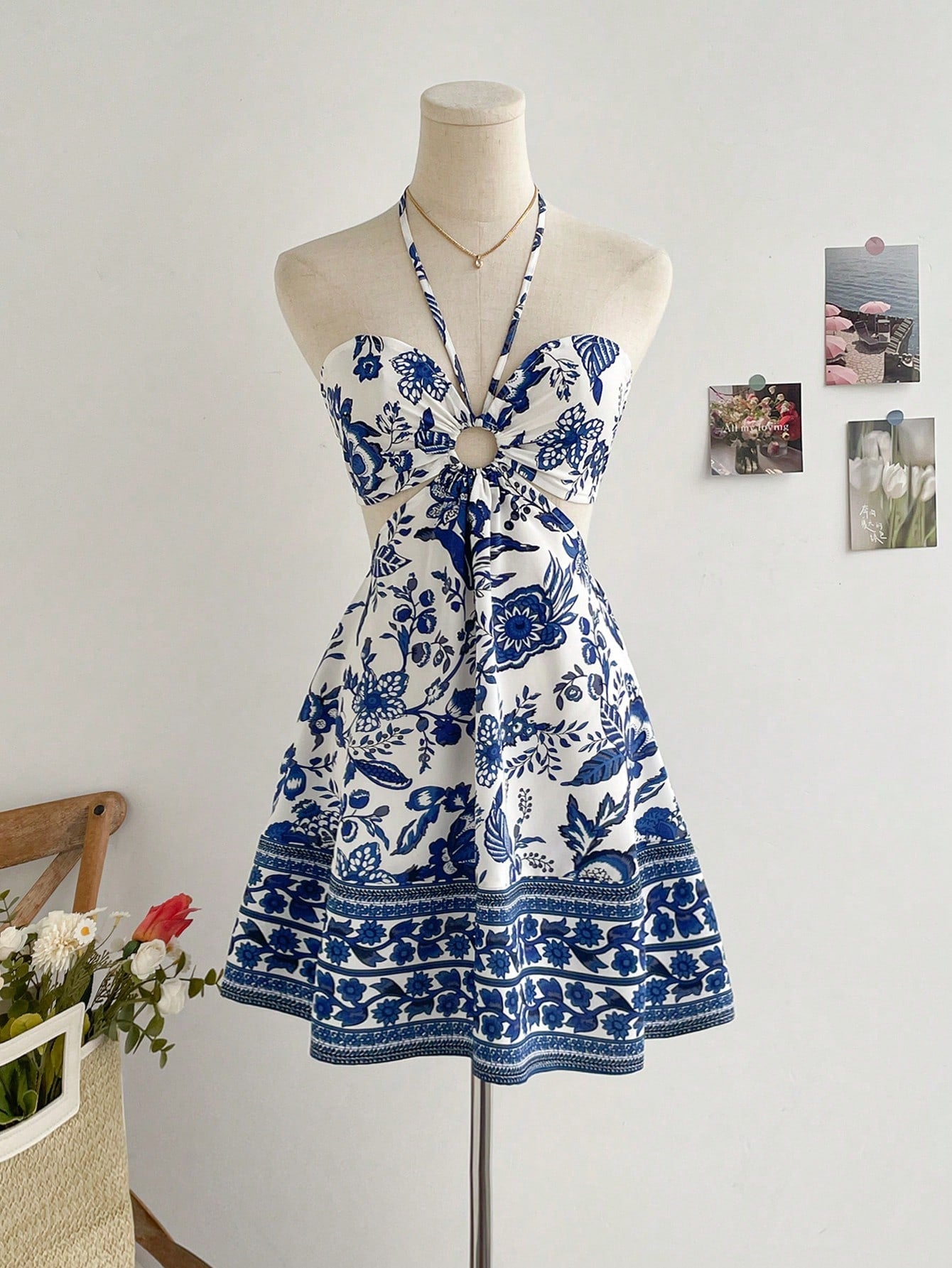 Seavine Mosaic Mini Dress