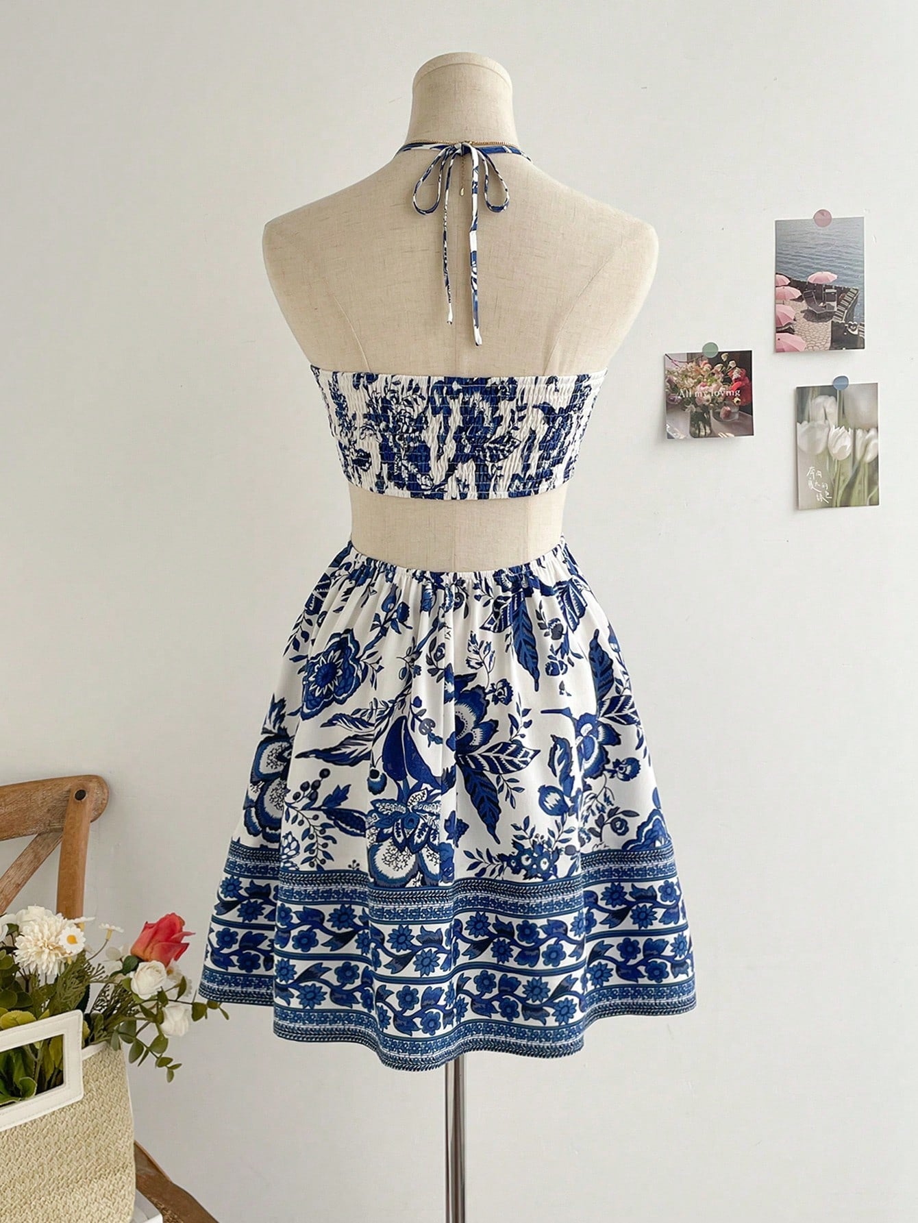 Seavine Mosaic Mini Dress