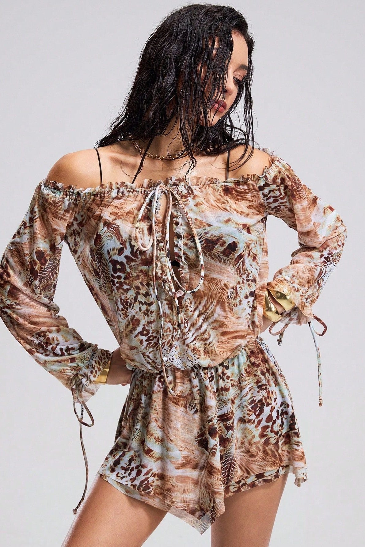 Wild Ember Mini Dress