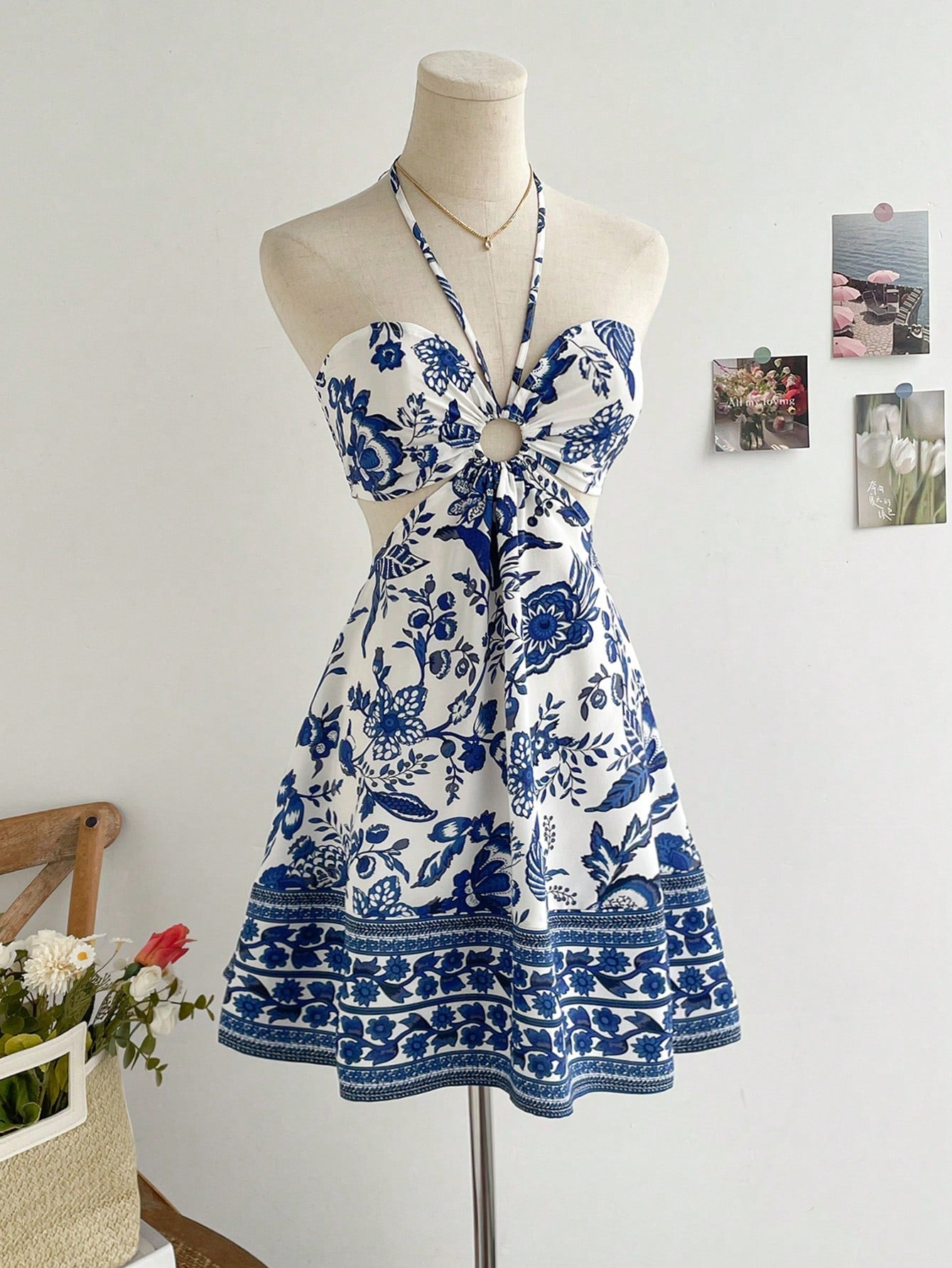 Seavine Mosaic Mini Dress