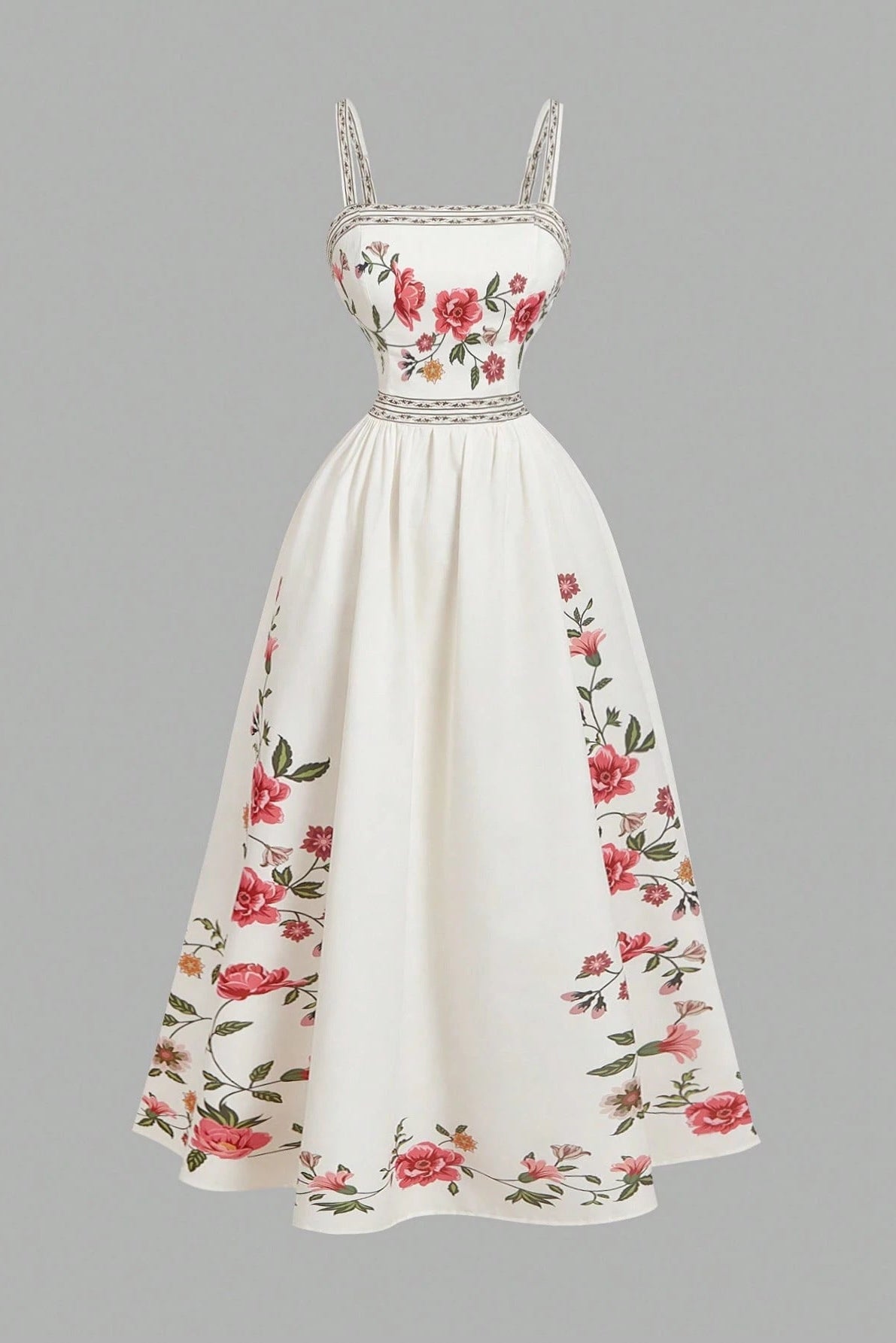 Lysandra Garden Midi Dress
