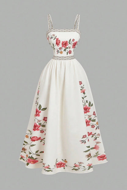 Lysandra Garden Midi Dress