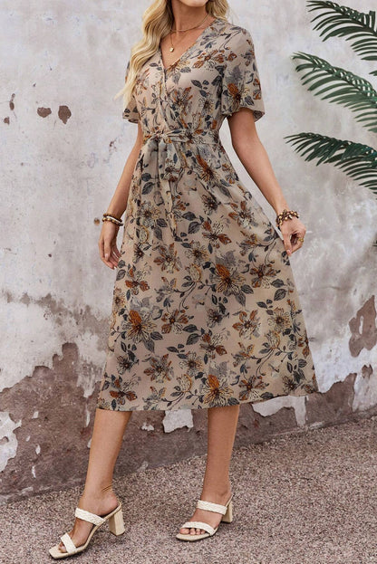 Duskshade Garden Midi Dress