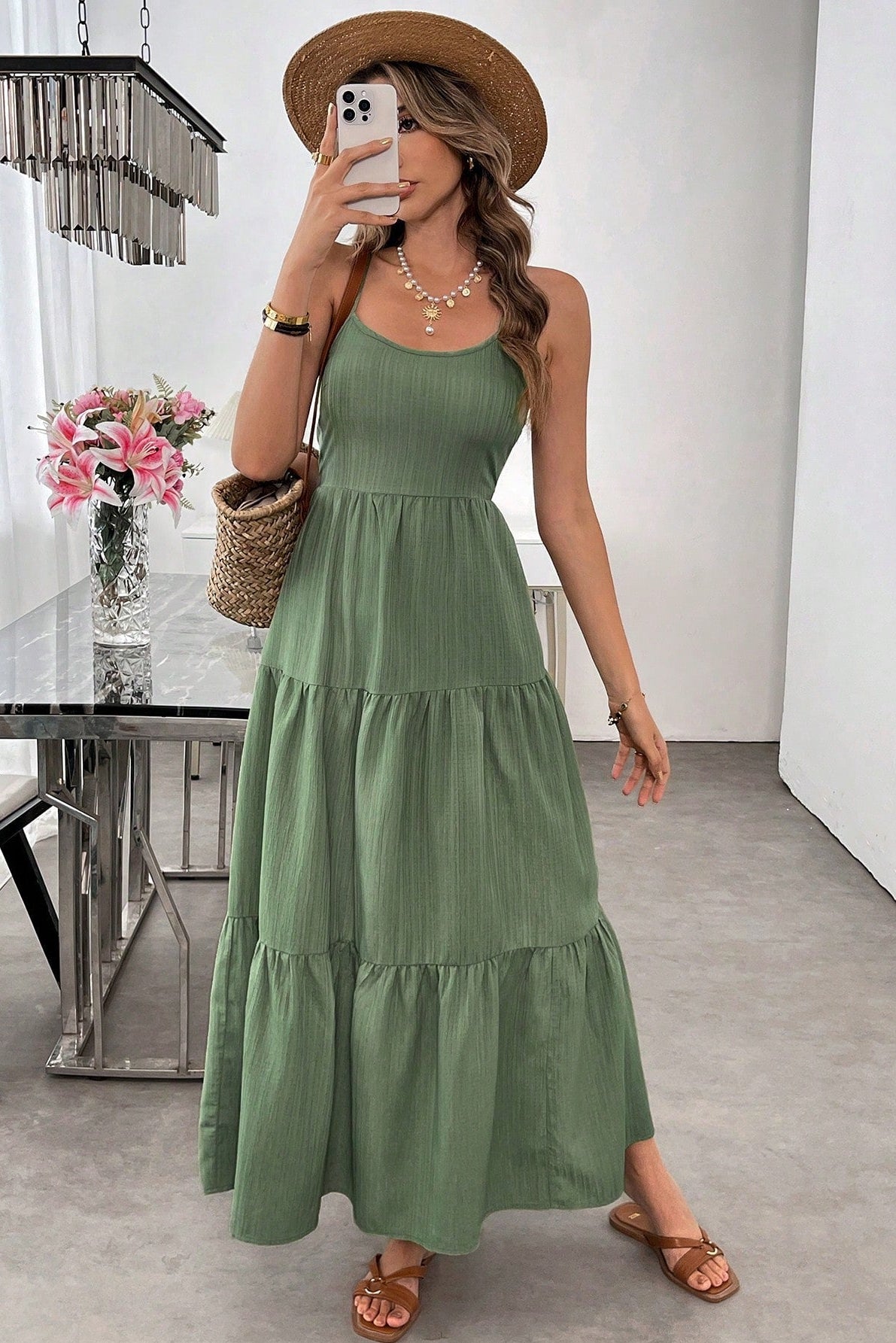 Fern Whisper Maxi Dress
