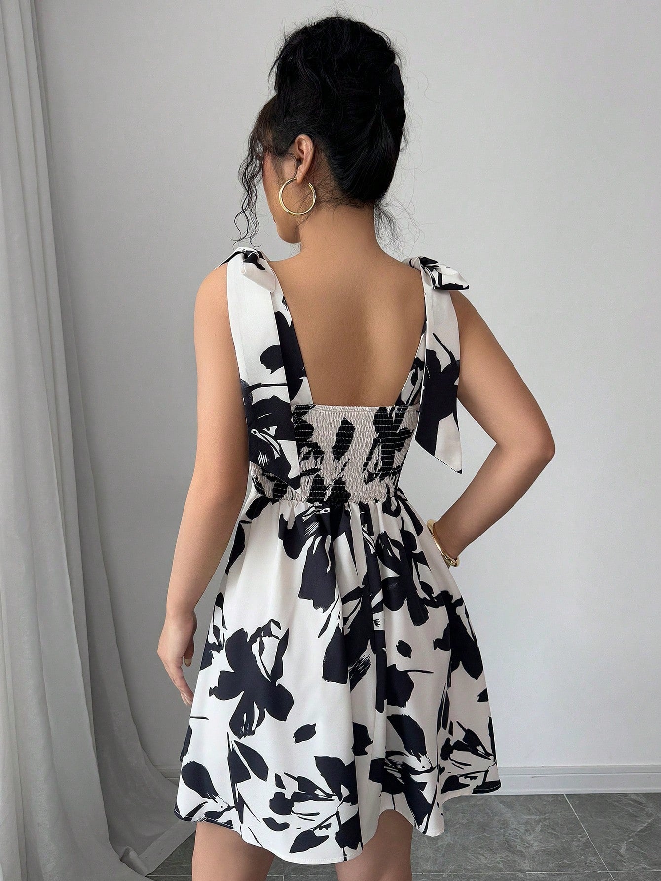 Monet’s Bloom Mini Dress