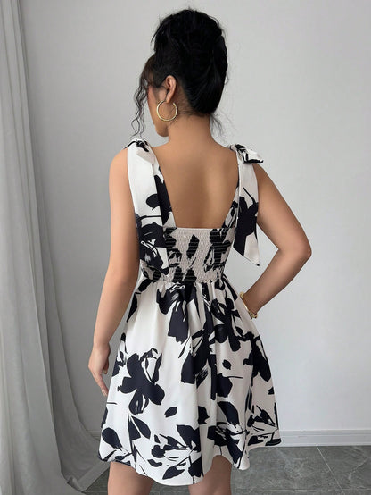 Monet’s Bloom Mini Dress