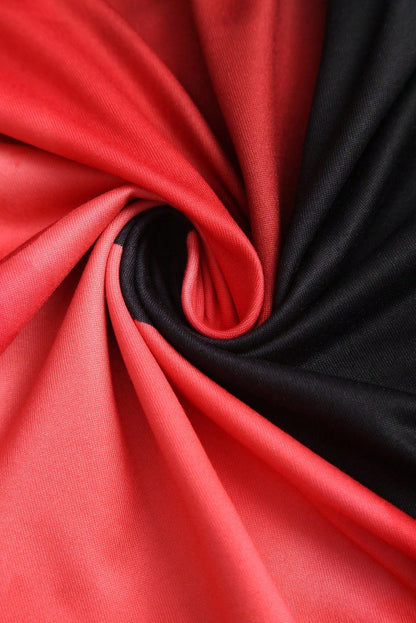 Vermilion Vibe Curve Midi Dress