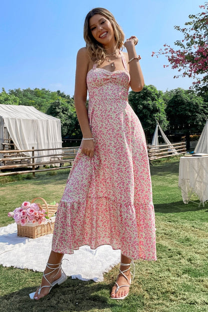 Blushfield Garden Midi Dress