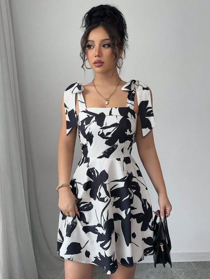 Monet’s Bloom Mini Dress