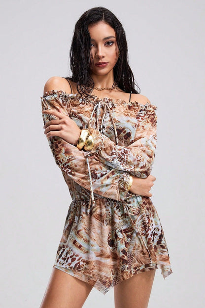 Wild Ember Mini Dress