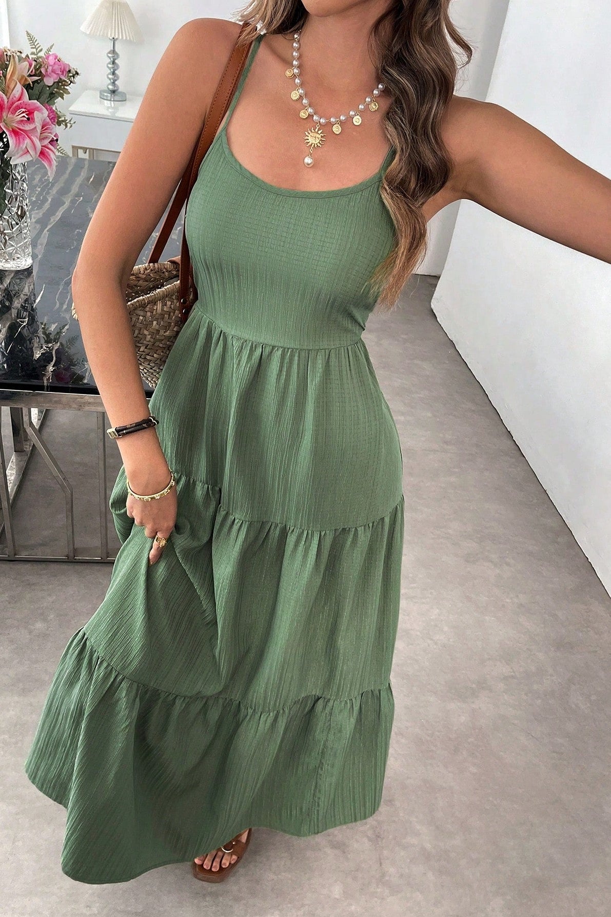 Fern Whisper Maxi Dress