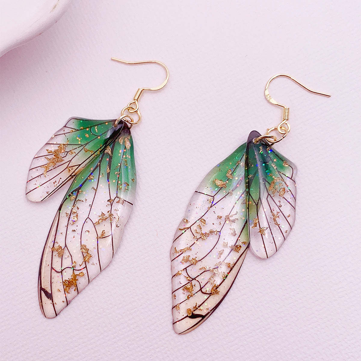 Enchanted Mist Butterfly Earrings