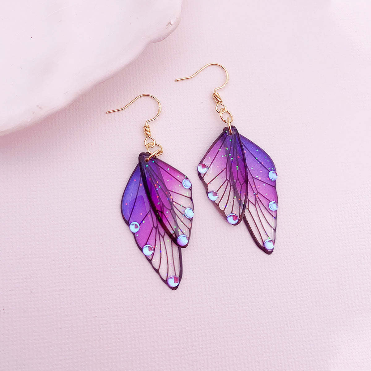 Enchanted Mist Butterfly Earrings