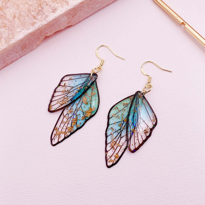 Enchanted Mist Butterfly Earrings