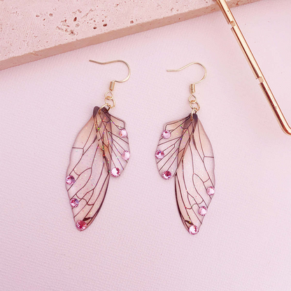Enchanted Mist Butterfly Earrings