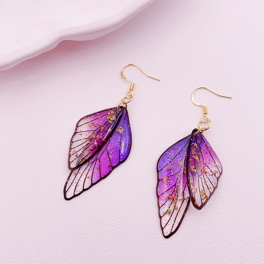 Enchanted Mist Butterfly Earrings