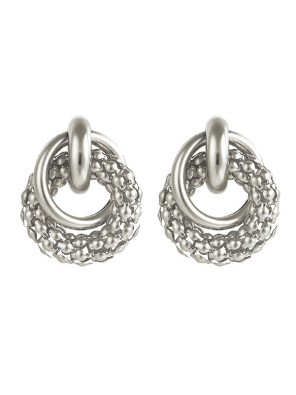 Temperament Hollow Hoop Earrings