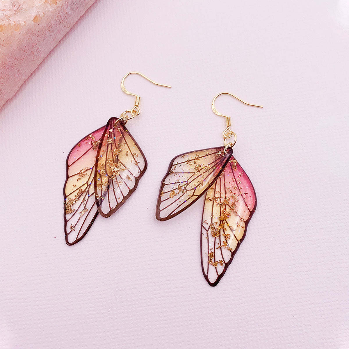 Enchanted Mist Butterfly Earrings