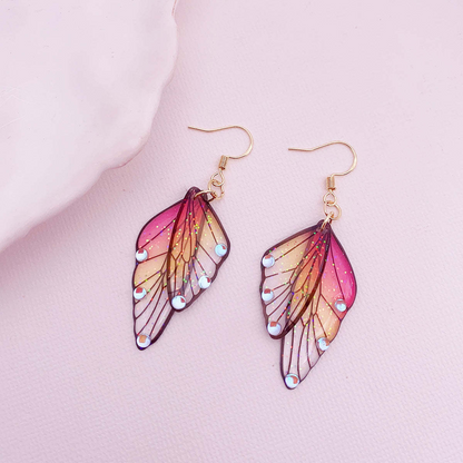 Enchanted Mist Butterfly Earrings