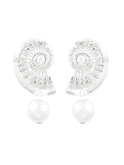 Fashionable Personality Beach Style Conch Starfish Earrings