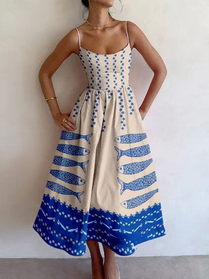 Sea & Bloom Enchanting Midi Dress - TheBohoBloom