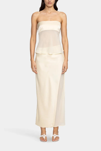 Buttercream Ricky Midi Skirt Set