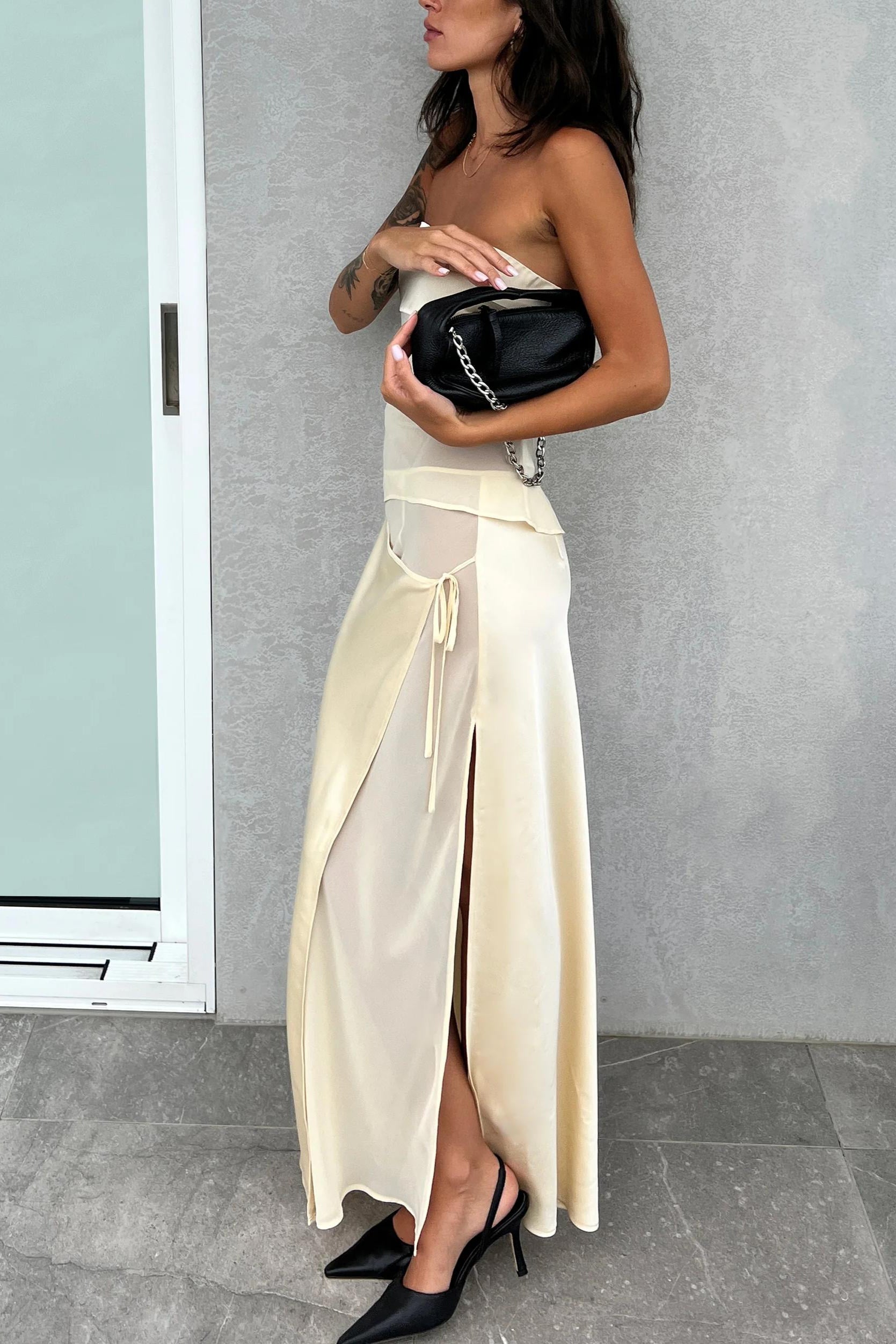 Buttercream Ricky Midi Skirt Set