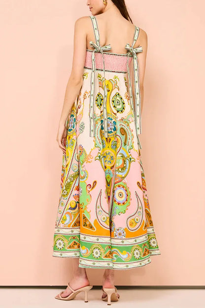 Royal Tapestry Maxi Dress