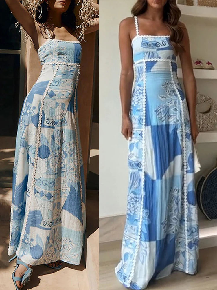 Aegean Breeze Maxi Dress