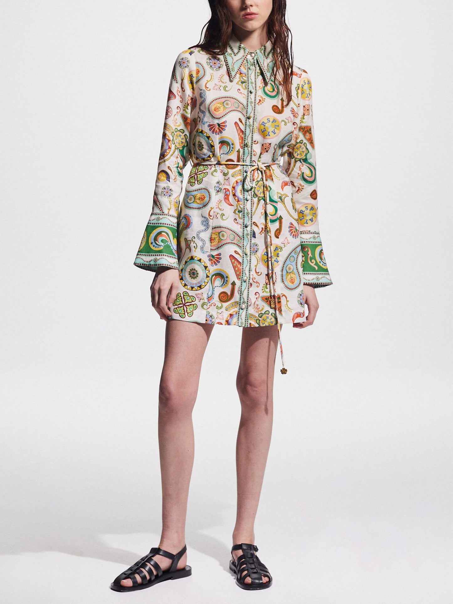 Paisley Carnival Mini Dress - TheBohoBloom
