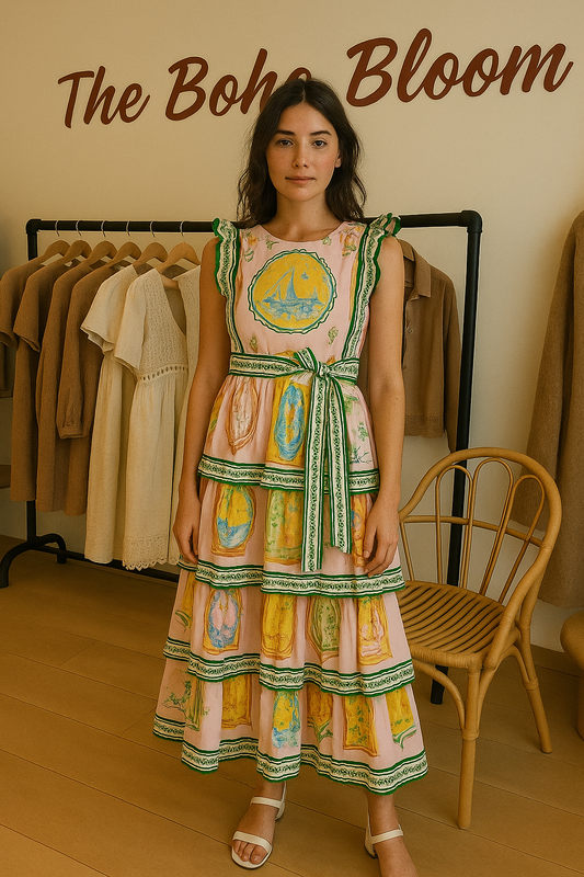 Nomadischer Traum Maxikleid