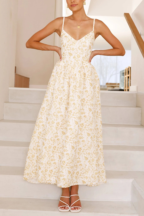 Liora Bloom Pocket Maxi Dress