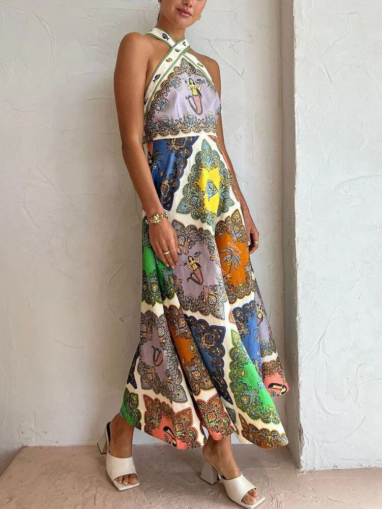 Tales of the Tropics Maxi Dress - TheBohoBloom