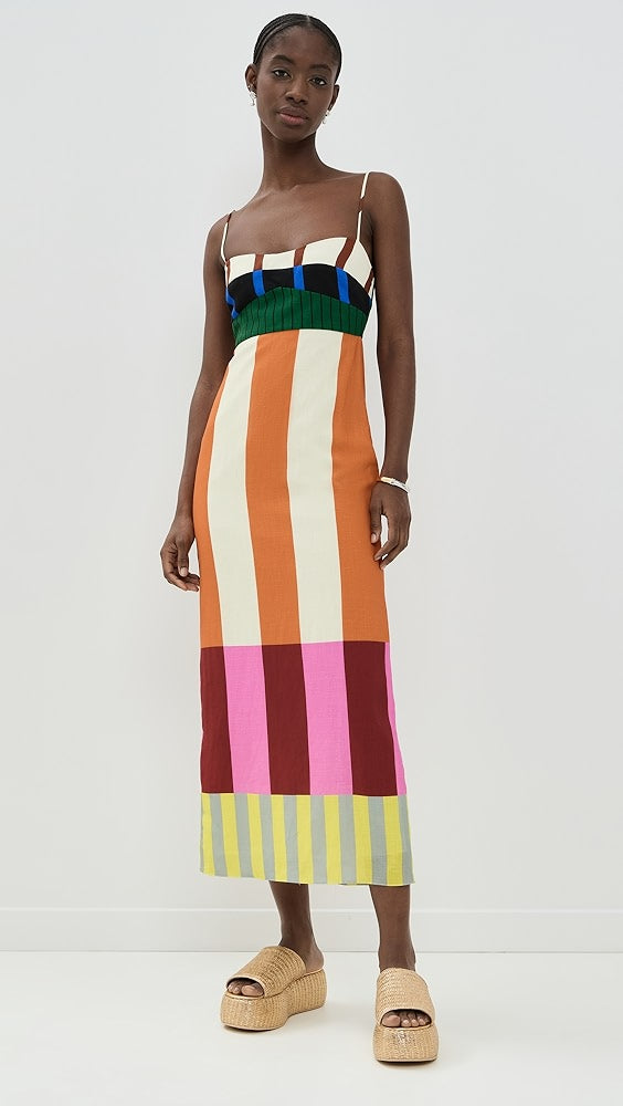 Geo Chic Paloma Maxi Dress