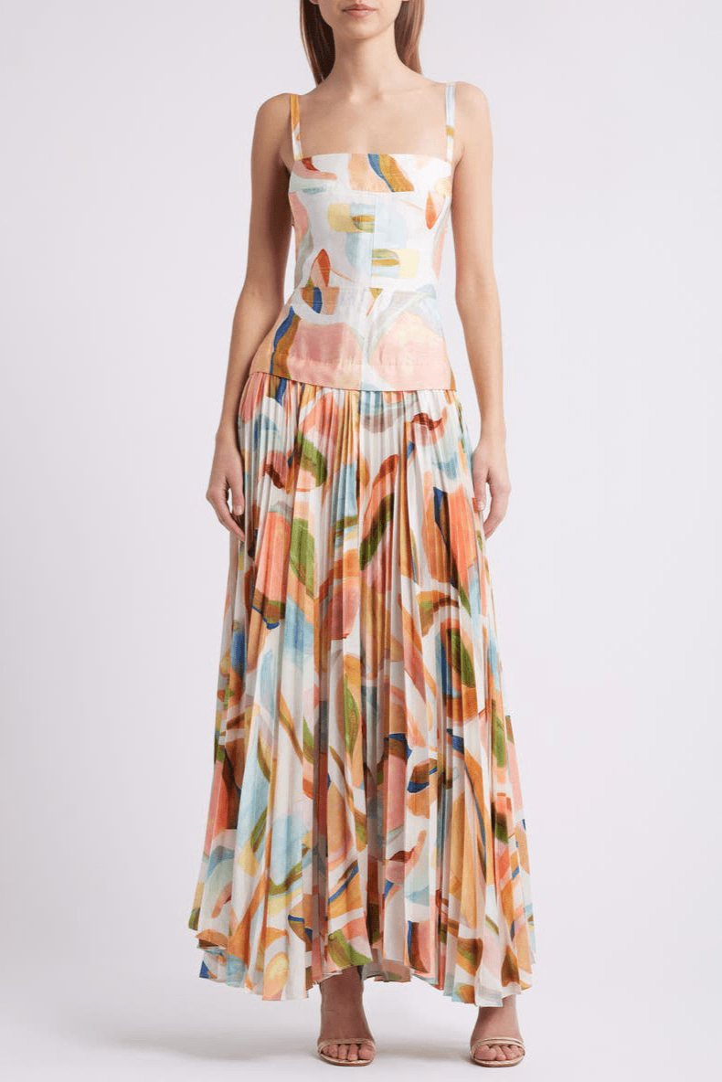 Brushstroke Muse Maxi Dress - TheBohoBloom