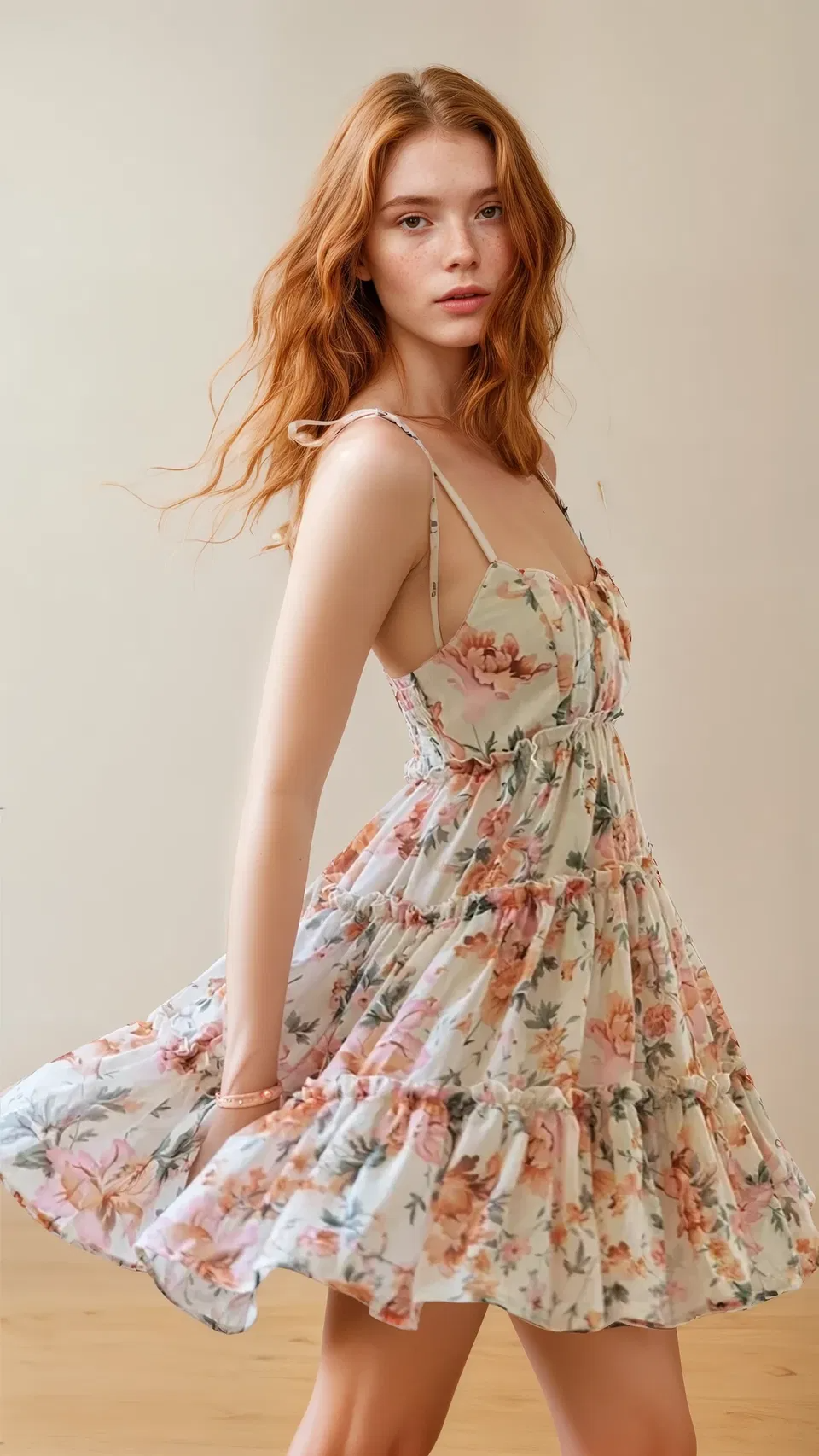 Floral Serenity Mini Dress