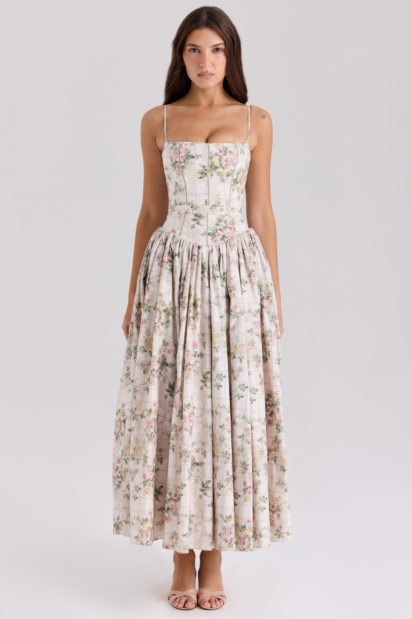 Blushing Ivy Summer Midi Dress