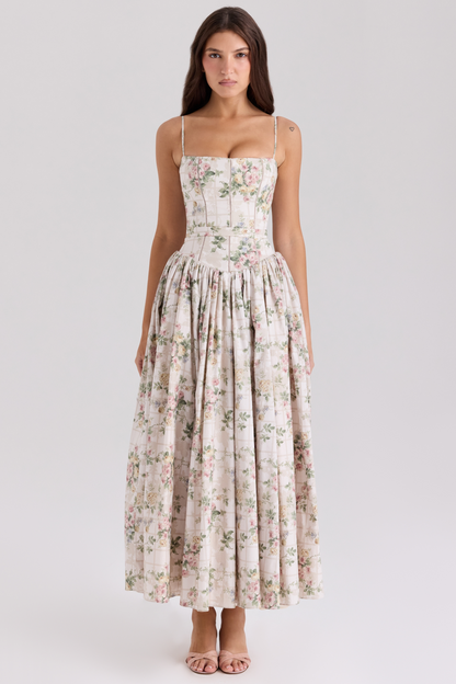 Blushing Ivy Summer Midi Dress