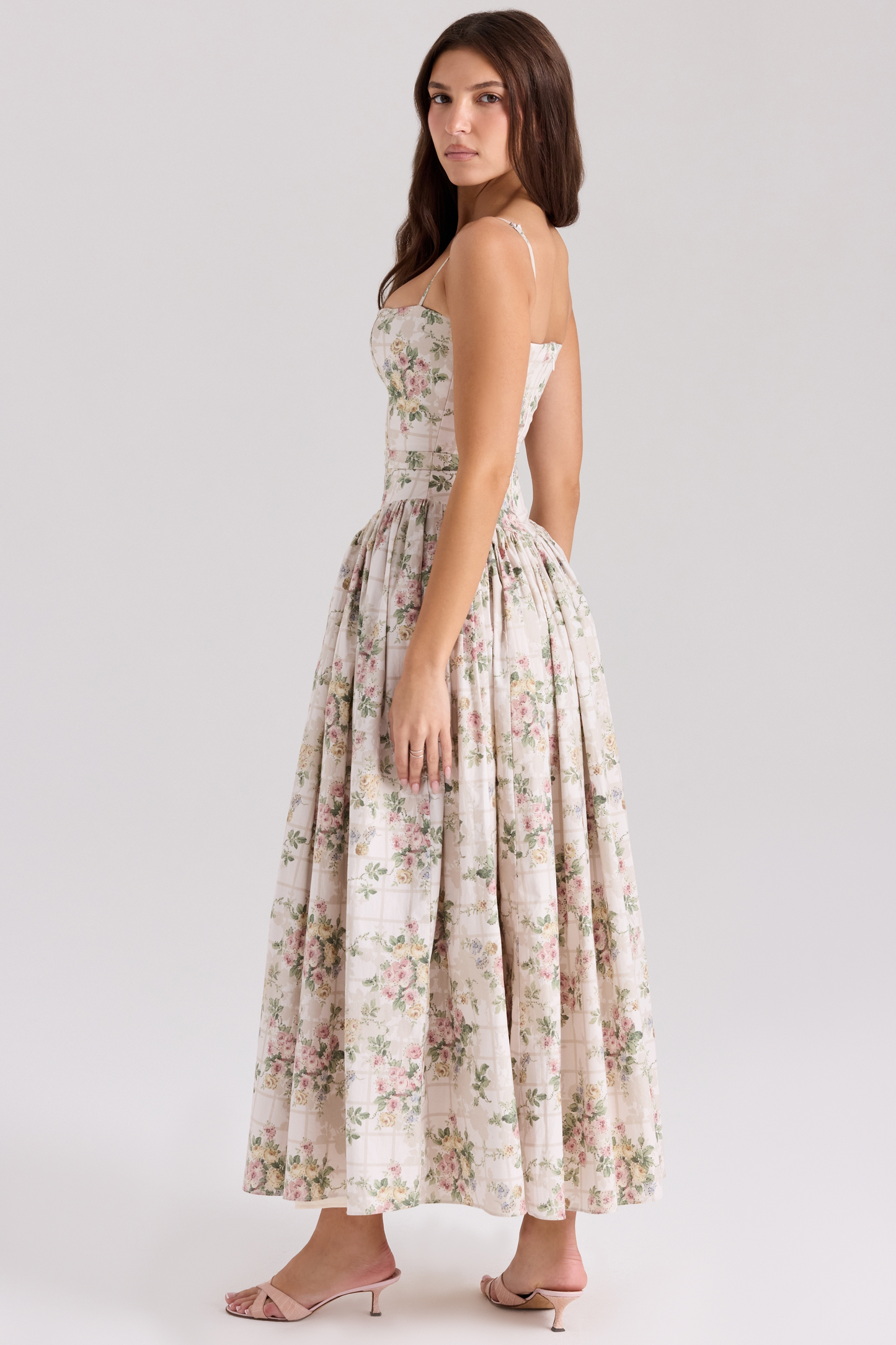 Blushing Ivy Summer Midi Dress