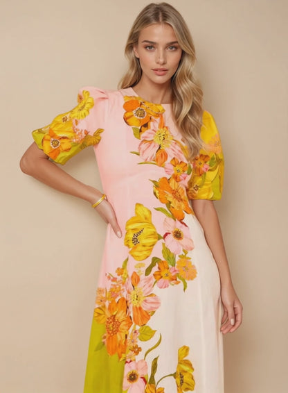 Spring Serenade Midi Dress