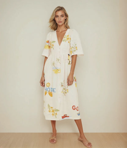 Island Dreams Midi Dress