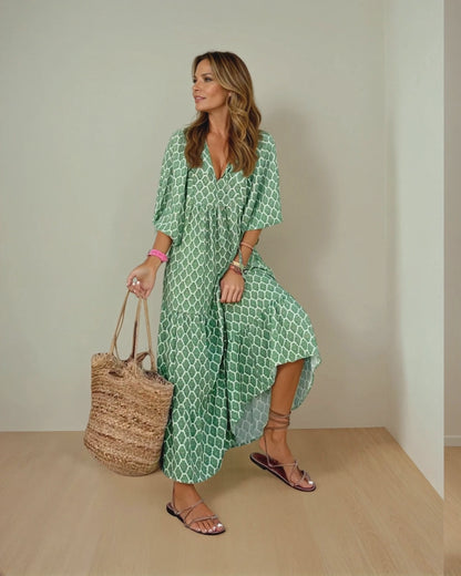 Vestido midi Portofino Escape