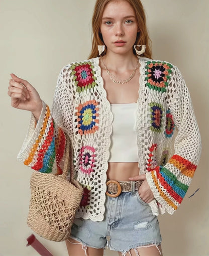 Handmade Wanderlust Knit Cardigan