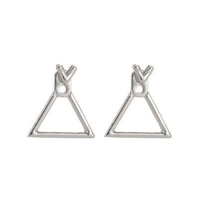 Trendy Cute Nickel Free Square Stud Earrings